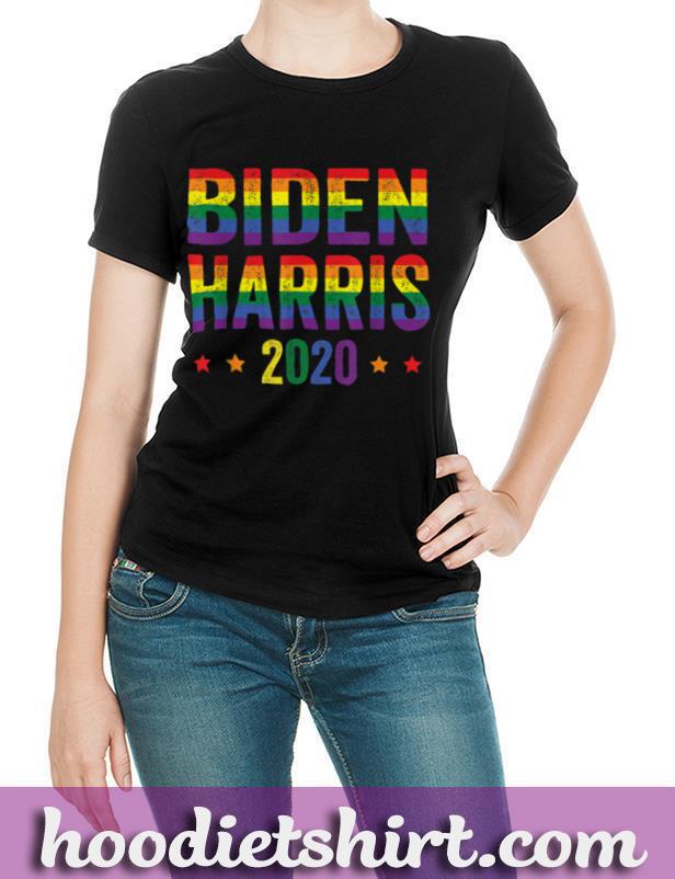 Joe Biden Kamala Harris 2021 Rainbow Gay Pride LGBT Election T Shirt
