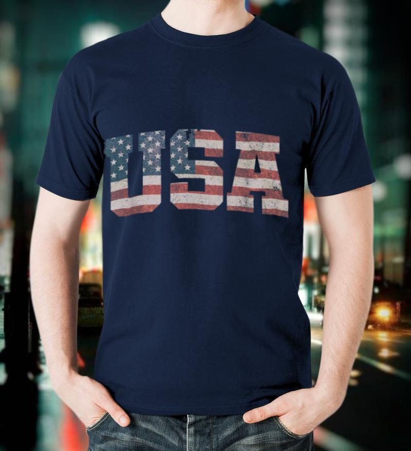 USA US Flag Patriotic 4th Of July America T-Shirt