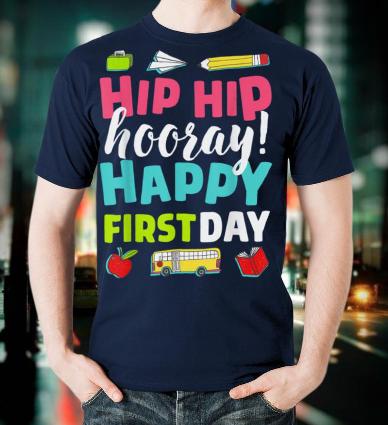 First Day of School T Shirt for Teacher Child Back to School T Shirt