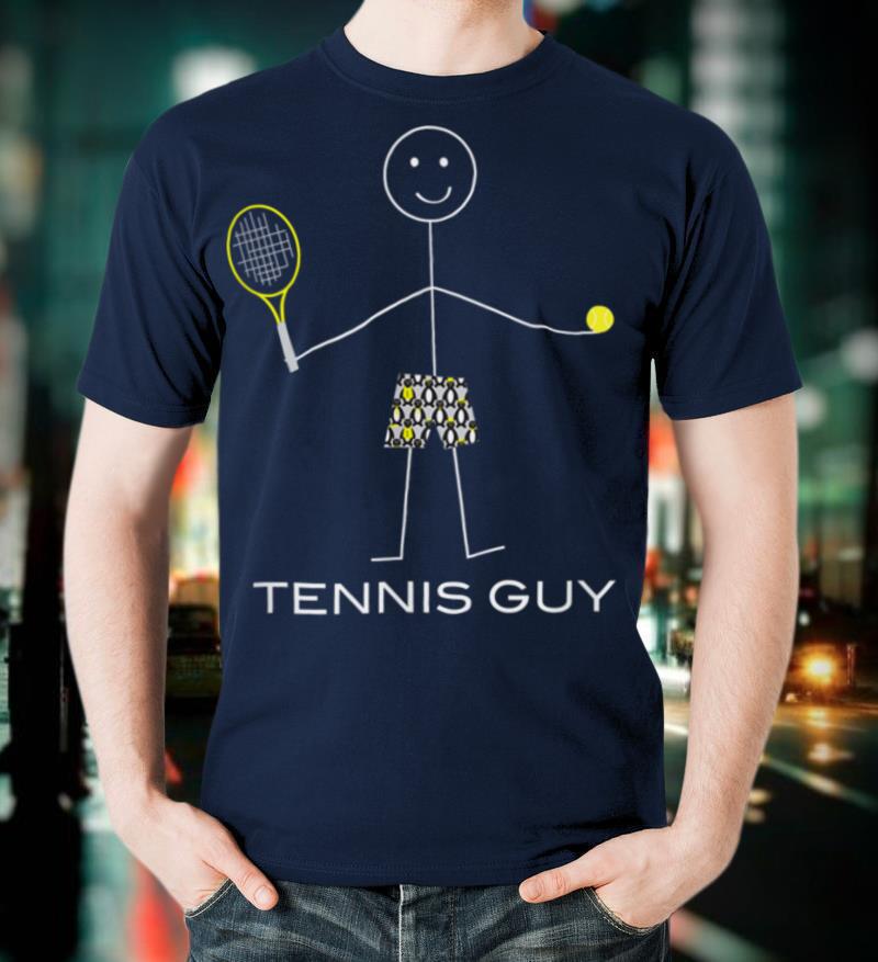 Funny Tennis Design for Men, Boy Tennis Player T-Shirt