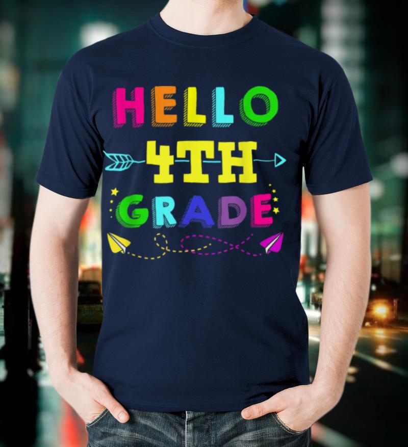 Hello 4th Grade Back to School T-Shirt