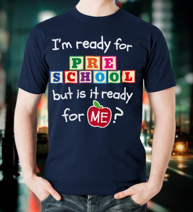 Kids First Day of Preschool Hello Boys Girls Back To School Gift T Shirt