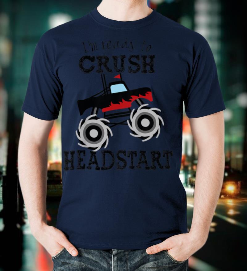 Kids Kids Headstart, Crush Monster Truck, Back to School Boys T Shirt
