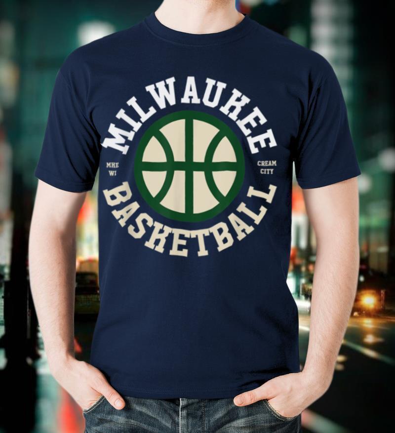 Milwaukee Basketball Team Wisconsin Fans T-Shirt