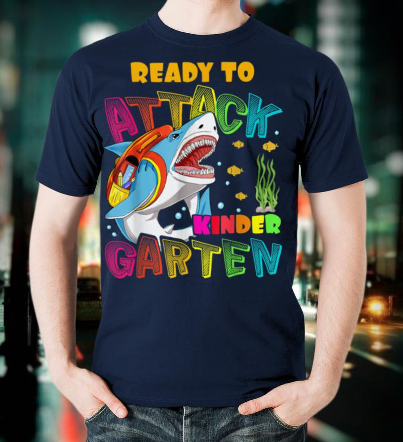 Ready To Attack Kindergarten Grade Boys Back To School T-Shirt