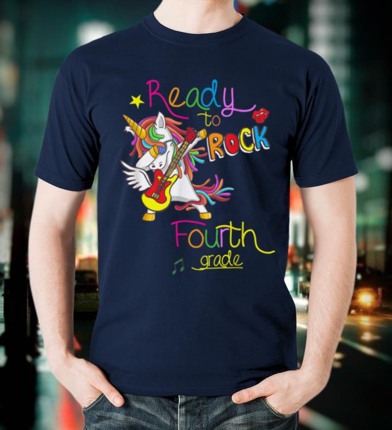 Ready to rock Fourth grade Back to school shirts T-Shirt