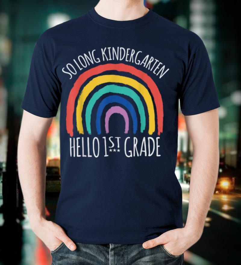 SO LONG KINDERGARTEN HELLO SUMMER Teacher Student Kids T-Shirt