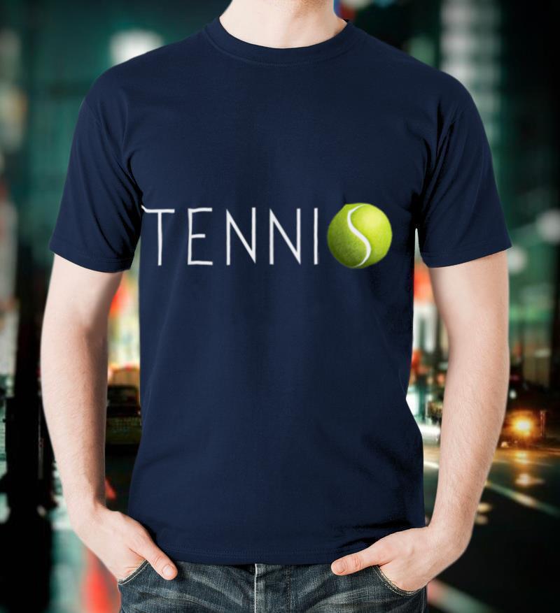 Tennis T-Shirt For Men Women & Kids Cool Text Tennis Ball T-Shirt