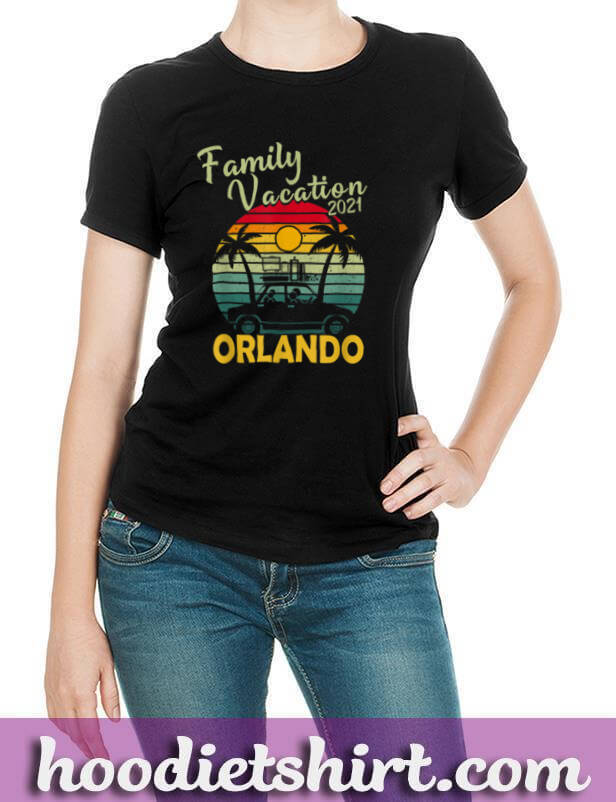 Family Vacation Shirts 2021 Orlando, Florida Car Trip T-Shirt