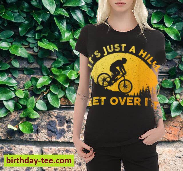 Funny Mountain Biking Art For Men Women Trail Mountain Bike T-Shirt