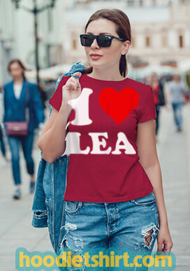 Red Heart I Love Lea T-Shirt